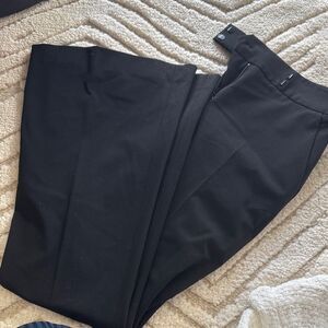 Black flare Black Pants